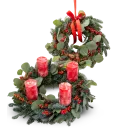 Christmas set of wreaths